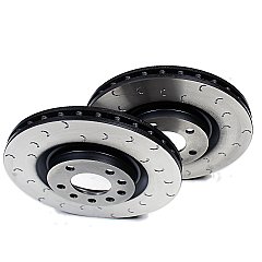 Front Brake Discs 336 mm to fit Ford Focus MK2 (DA_, HCP, DP)