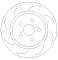 Rear Grooved Brake Discs 279 mm to fit Lexus Ct (ZWA10_) Toyota and others