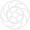 Front Grooved Brake Discs 255 mm to fit Lexus Ct (ZWA10_) Toyota and others