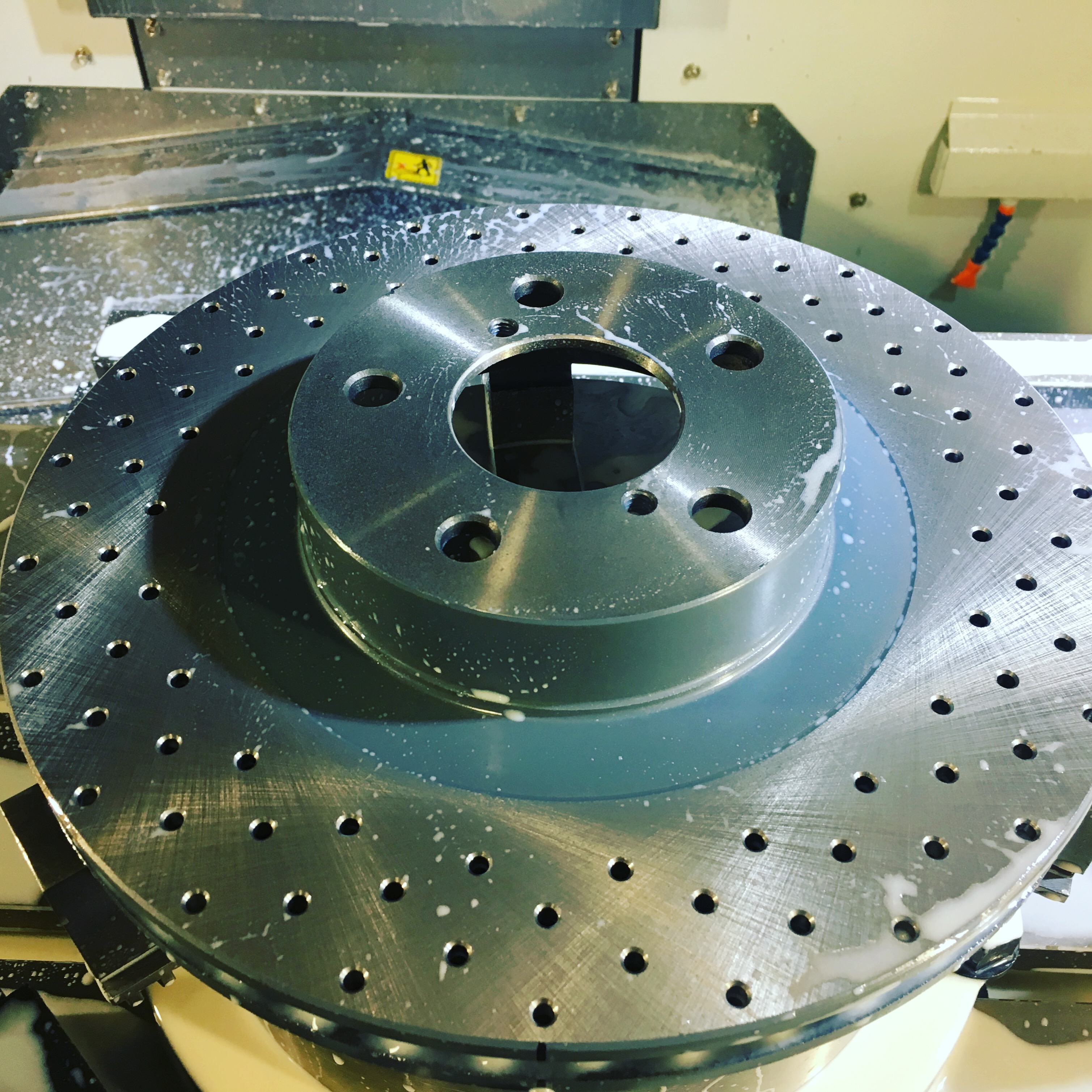 CNC Drilling Brake Discs