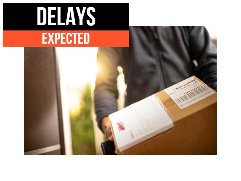Parcel Courier Delays are expected