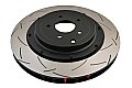 DBA 5000 series T3 Slotted Black Hat Brake Disc 380mm x 30mm Kangaroo Paw DBA52321BLKS - Rear
