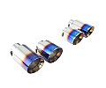 VW Golf R & Audi S3 Xforce 4" Blue Quad Tips 4 Pack