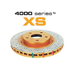 Front DBA 4000 Series - XS Brake Discs to fit Ford Ranger TDCi (TKE)