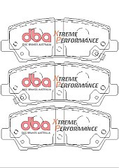 Rear DBA Xtreme Brake Pads to fit Ford Mustang