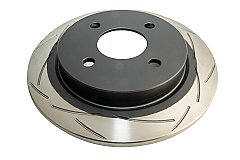 Rear DBA Brake Discs 4000 Series T3 Slotted to fit Ford Fiesta ST