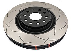 Front DBA 4000 Series T3 Slotted Brake Discs to fit VW Golf R MK7