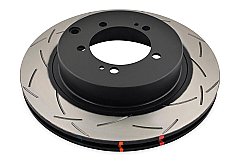 Rear DBA Brake Discs 4000 Series T3 Slotted to fit Mitsubishi Evo