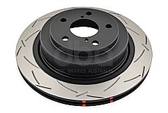 Rear DBA Brake Discs 4000 Series T3 Slotted to fit Subaru Impreza
