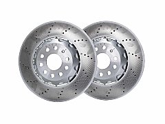 Front 2-Piece 340mm Clubsport Style Brake Discs to fit Golf R S3 Cupra and More