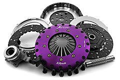 Xtreme Performance - 230mm Sprung hub Organic Twin Plate Clutch Kit Incl Flywheel & CSC 1000Nm
