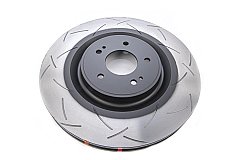 Front DBA 4000 Series T3 Slotted Brake Discs to fit Mitsubishi Evo X