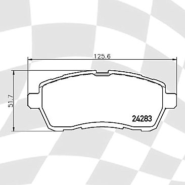 Fiesta 1.0 Ecoboost MK7.5 Front Mintex M1144 Racing Pads