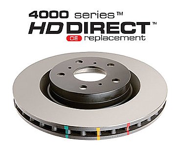 Front DBA Brake Discs 4000 Series Plain to fit Hyundai