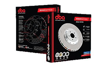 Front DBA 5000 Series T3 Brake Discs to fit Mitsubishi Evo