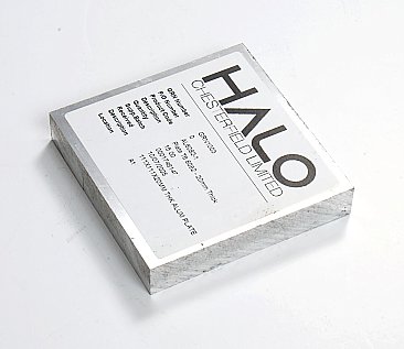 Aluminium Plate T6 6082 110 x 110 x 20 mm