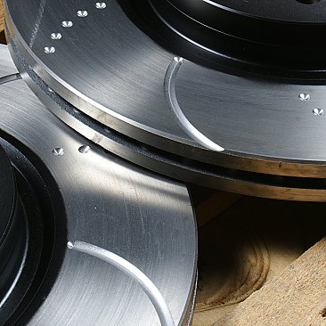 Front Dimpled Grooved Brake Discs to fit Ford Focus 2.5 RS