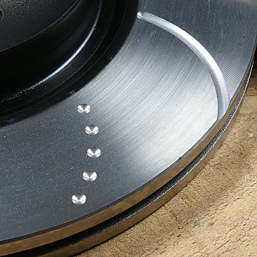 Front Dimpled Grooved Brake Discs to fit Ford Focus 2.5 RS