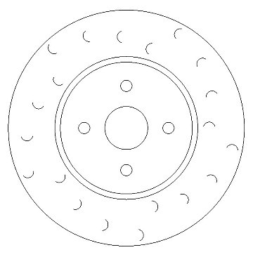 Front Performance Brake Discs to fit Renault Clio Sport 2.0