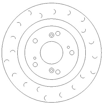 Rear Brake Discs and Pads to fit Honda S2000