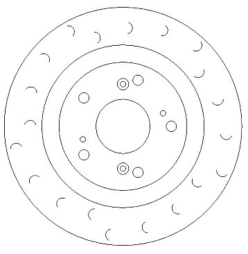 Rear Brake Discs 282 mm to fit Honda S2000 (AP)