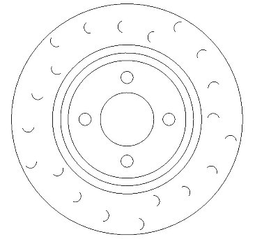 Front Brake Discs 276 mm to fit Mini Mini (R50, R53)