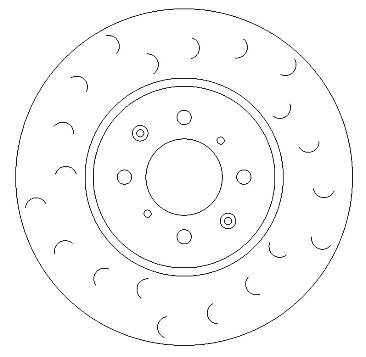 Front Brake Discs 282 mm to fit MG MG ZR