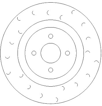 Front Brake Discs 324 mm to fit Ford Focus MK1 (DAW, DBW)