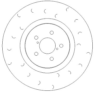 Front Brake Discs 326 mm to fit Subaru Impreza Saloon (GD)