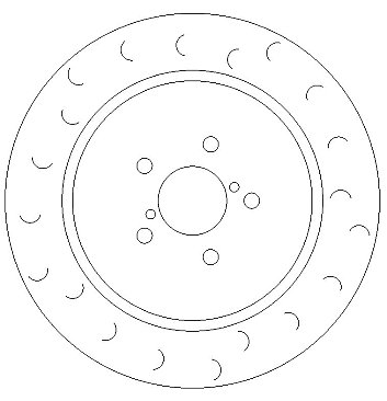 Rear Brake Discs 316 mm to fit Subaru Impreza Saloon (GD)