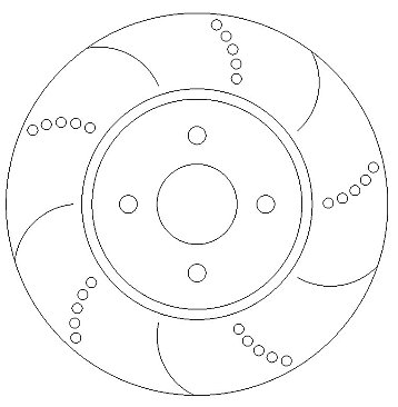 Focus ST170 Front Brake Discs and Jurid Pads