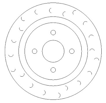 Rear Brake Discs 280 mm to fit Ford Focus MK1 (DAW, DBW)