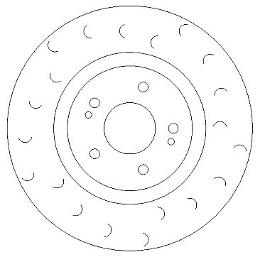 Front Brake Discs 240 mm to fit Honda Jazz Ii (GD)