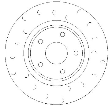 Front Brake Discs 300 mm to fit Honda Accord Vii (CL, CN)