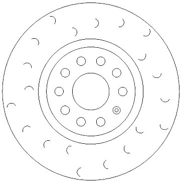 Front Brake Discs 312 mm to fit Audi A1 (8X1, 8XK) Cupra / Seat / Skoda / VW and others