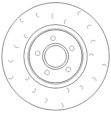 Front Brake Discs 320 mm to fit Ford Focus MK2 (DA_, HCP, DP)