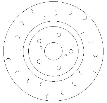 Front Brake Discs 326 mm to fit Subaru Forester (SG_)