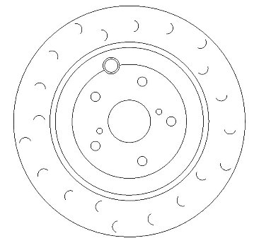 Subaru Impreza 2.5 WRX STI Rear Brake Discs