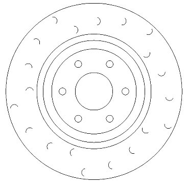 Front Brake Discs 320 mm to fit Nissan Navara NP300 (D40)