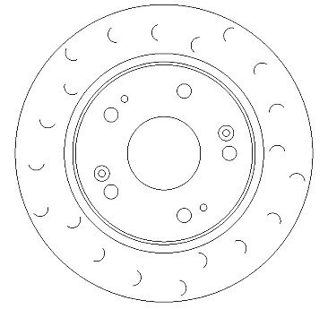 Rear Brake Discs 260 mm to fit Honda Civic MK9 Saloon (FB)