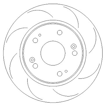 Rear Grooved Brake Discs BD1464G