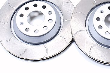 Rear Dimpled Grooved Brake Discs BD1471B