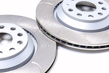 Rear Dimpled Grooved Brake Discs BD1471B