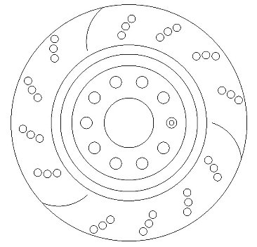 Rear Brake Discs 310 mm to fit Audi A3 (8P1) Cupra / Seat / Skoda / VW and others