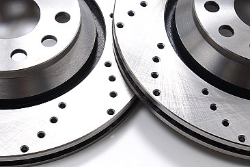 Halo Performance Drilled Brake Discs to fit VW Golf R MK7