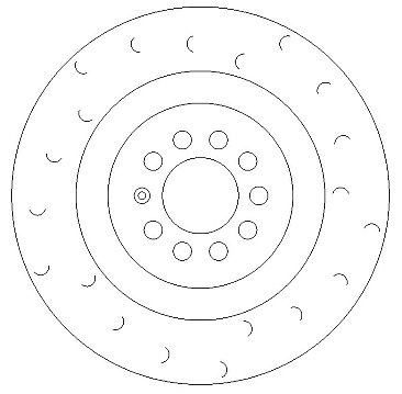 Front Brake Discs 323 mm to fit Seat Leon (1M1)