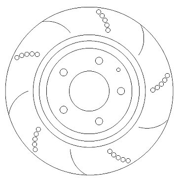 Rear Brake Discs to fit Mazda RX8