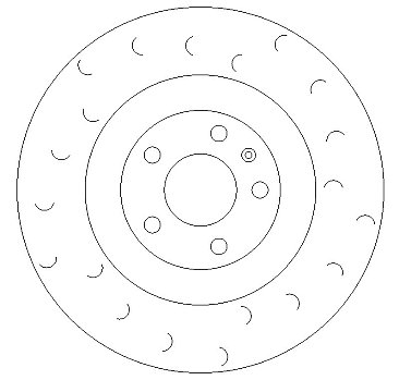 Front Brake Discs 345 mm to fit Audi A4 B6 (8E2)