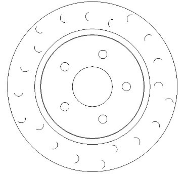 Rear Brake Discs 271 mm to fit Ford Focus MK3
