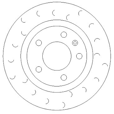 Rear Brake Discs 264 mm to fit Vauxhall Adam (M13) Vauxhall and others